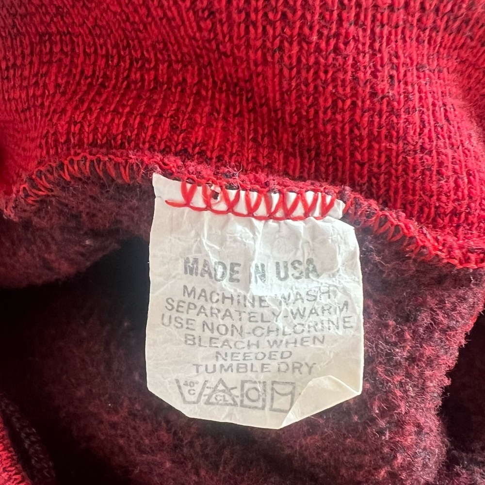 Vintage 80s 90s Christmas Tree Crewneck Sweatshirt Made in USA - Picture 3 of 10